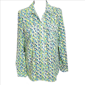 NOTATIONS LONG SLEEVE BLOUSE